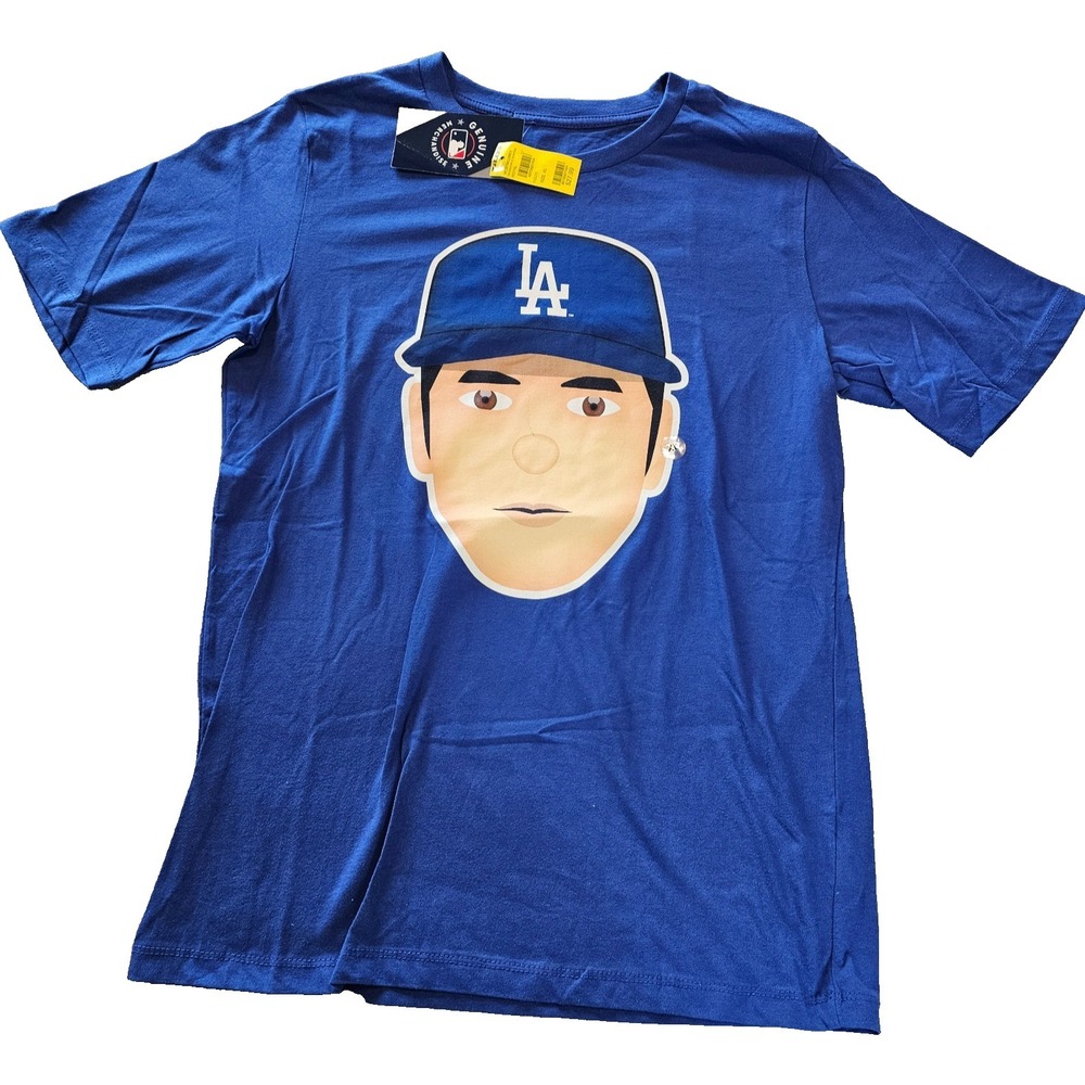 Los Angeles LA Dodgers Youth T-Shirt Emoji Ohtani #17 Size XL (18/20) NWT